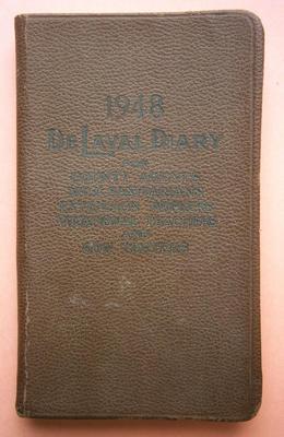 1948 DeLaval Diary