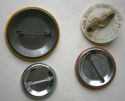 Vintage Sportsmen's pinback Buttons