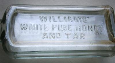 WILLIAMS' WHITE PINE HONEY AND TAR Bottle