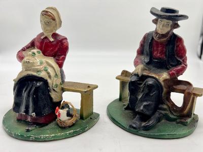 Vintage Cast Iron Door Stop/Book Ends