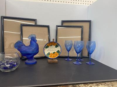 Beautiful Blue Glass and More !