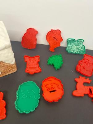 Christmas Cookie Jar, Candle and Cookie Cutters!