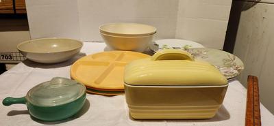 Westinghouse Covered Refrigerator Dishes, Glasbake
