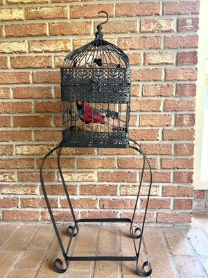 Victorian Decorative Metal Birdcage