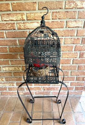 Victorian Decorative Metal Birdcage