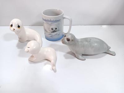 Adorable seal collection with seal mug