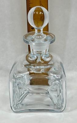 Holmegaard - Lovely glass bottle - From the serie POKAL - Designed by Jacob Bang - Made in Copenhagen Denmark 1960