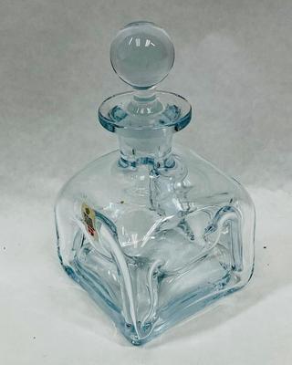 Holmegaard - Lovely glass bottle - From the serie POKAL - Designed by Jacob Bang - Made in Copenhagen Denmark 1960
