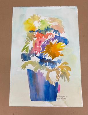 Watercolor by Bob Moody - Flower Arrangement