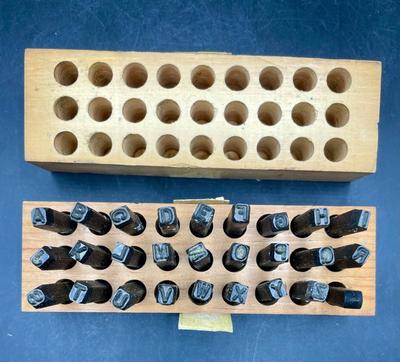 Set of 3/16" Hardened Steel Letters by Sears