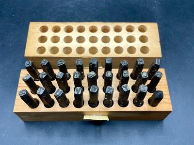 Set of 3/16" Hardened Steel Letters by Sears