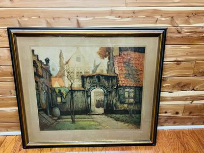 Large Signed & Numbered Alfred Joseph Auguste van Neste Paintings