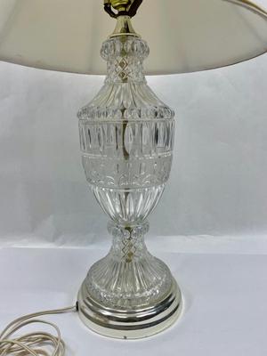 Crystal Glass Table Lamp with Shade