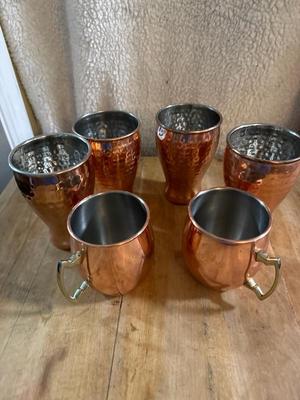 Authentic Copper MOSCOW MULE MUG 18 Ounce Set of 6