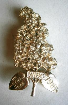 1967 WIBC Womens Bowling 50th Year Pin,