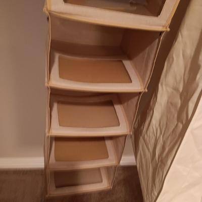 HANGING CLOSET ORGANIZERS, CEDAR SCENTED MOTH BALLS & GARMENT BAGS