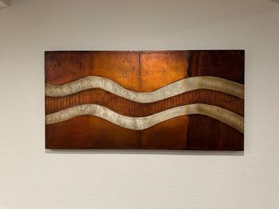 TEXTURED ABSTRACT WALL ART