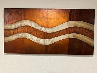 TEXTURED ABSTRACT WALL ART