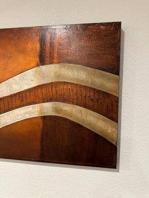 TEXTURED ABSTRACT WALL ART