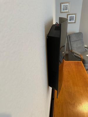 ELECTRIC WALL MOUNTED FIREPLACE HEATER