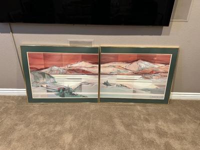 MARY ANN GINTER PANORAMA MOUNTAIN LANDSCAPE