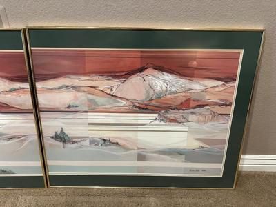 MARY ANN GINTER PANORAMA MOUNTAIN LANDSCAPE