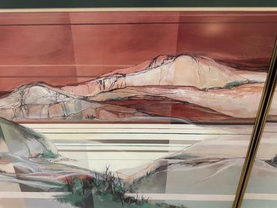 MARY ANN GINTER PANORAMA MOUNTAIN LANDSCAPE
