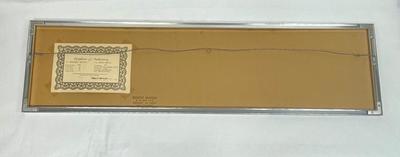 Wonder Works Framed Lithograph Ltd Signed by Robert Marble COA 1990 #71/950 36 x 6 inches