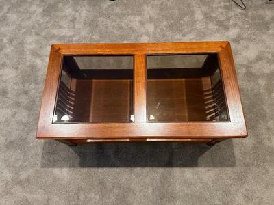 MISSION STYLE 2 TIER COFFEE TABLE