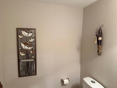 METAL FRAMED WRAPPED CANVAS AND BLOWN GLASS WALL POCKET