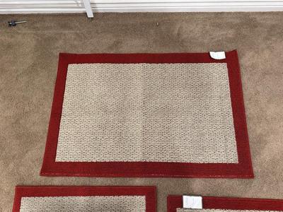 4 NEW THRESHOLD ACCENT RUGS