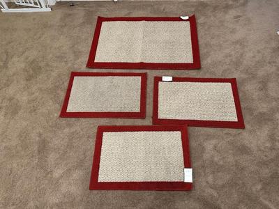 4 NEW THRESHOLD ACCENT RUGS