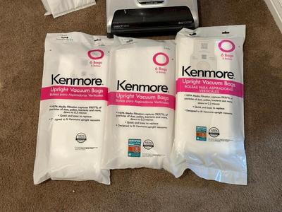 KENMORE ALL FLOORS VACUUM W/DIRT SENSOR AND HEPA FILTRATION PLUS REPLACEMENT BAGS