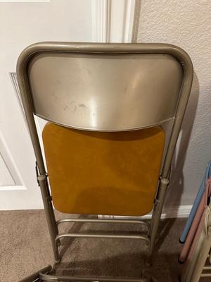 FOLDING CARD TABLE AND 8 CHAIRS