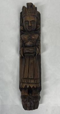 Indian Maiden Wooden Figural