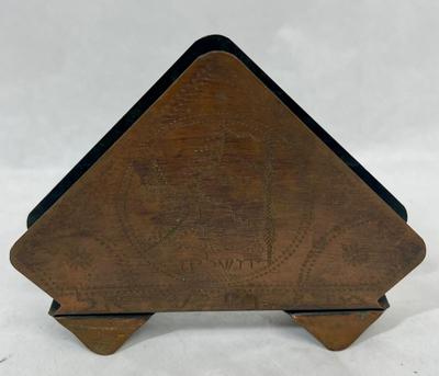 Copper Souvenier Napkin Holder