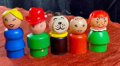 Fisher Price Red Mini-Bus with Little People