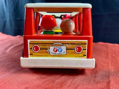 Fisher Price Red Mini-Bus with Little People