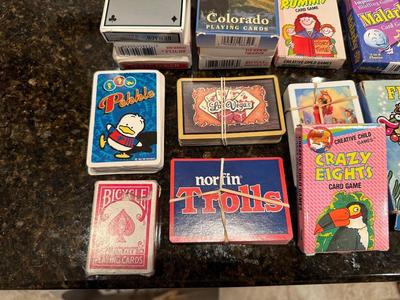 DECKS OF CARDS AND CARD GAMES