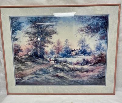 Jan Ward Calaski Print 18.5” X 22.5” framed