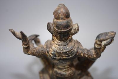 HINDU / EASTERN INDIA DIETY SHIVA METAL FIGURINE SCULPTURE