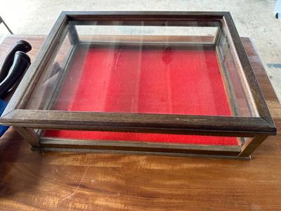 Glass / Wood Display Case (see description)