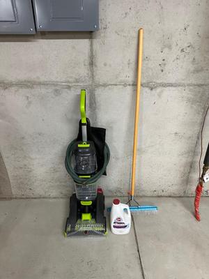 HOOVER POWER MAX & PET CARPET CLEANER, CARPET SHAMPOO AND CARPET BRUSH
