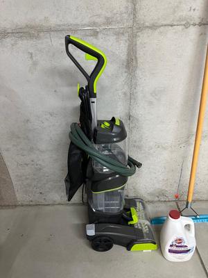 HOOVER POWER MAX & PET CARPET CLEANER, CARPET SHAMPOO AND CARPET BRUSH