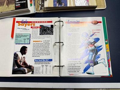 SPORTS AND WILDLIFE FACT BOOKS PLUS DINOSAUR TRADING CARDS
