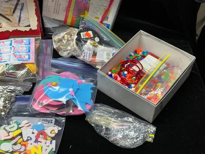 A VARIETY OF CRAFT SUPPLIES