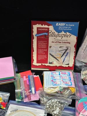 A VARIETY OF CRAFT SUPPLIES