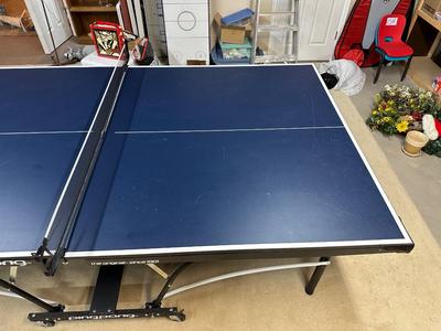 FOLDING PING PONG TABLE ON WHEELS WITH ALL ACCESSORIES INCLUDED