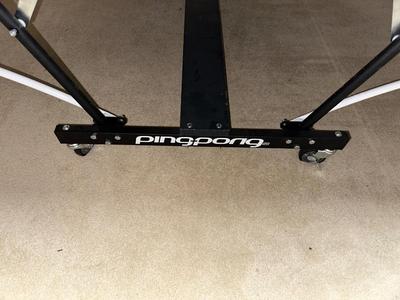 FOLDING PING PONG TABLE ON WHEELS WITH ALL ACCESSORIES INCLUDED