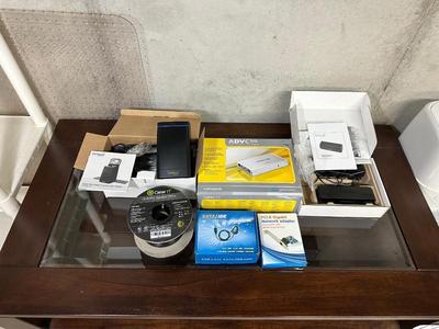 PHOTO SCANNER, NETWORK ADAPTER, SPEAKER WIRE & DIGITAL FILM & SLIDE CONVERTER